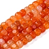 Natural Dragon Veins Agate Beads Strands G-G177-E08-01-1