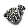 Handmade Polymer Clay Rhinestone Beads CLAY-Z006-04A-2
