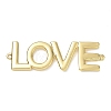 Brass Connector Charms KK-CBAE532-01B-G-1