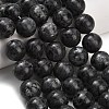 Natural Larvikite Beads Strands GSR20mmC128-1