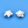 Textured 925 Sterling Silver Beads STER-T007-81S-C-1