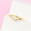 Brass Finger Rings for Women KK-P299-10G-3