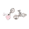 Alloy Enamel European Dangle Charms FIND-Q121-01A-P-2