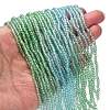 Transparent Painted Glass Beads Strands LS-DGLA-A034-T1mm-A16-2