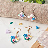 6Pcs 6 Styles DIY Flower & Animal & Heart Shape Nail Art Ornament Silicone Molds DIY-TA0004-22-7