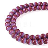 1 Strand Baking Paint Glass Beads Strands DGLA-TADJ0001-02B-1