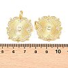 Brass Micro Pave Cubic Zirconia Pendants X-KK-C162-062G-01-3