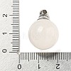 Natural Quartz Crystal Perfume Bottle Pendants G-K338-22P-03-3