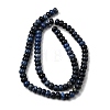 Natural Dumortierite Beads Strands G-A280-A09-01-3