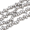 Electroplated Shell Pearl Beads Strands BSHE-B009-A01-5x8mm-01-1