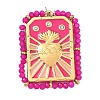 304 Stainless Steel Enamel Pendants SA-B004-04G-1