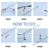 SUNNYCLUE DIY Fish Scale Style Earrings Making Kits DIY-SC0013-43P-4