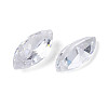 Horse Eye Cubic Zirconia Charms ZIRC-ZX004-06B-02-2