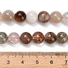 Natural Multi-Color Rutilated Quartz Beads Strands G-G300-A03-8mm-5