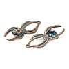 Alloy Pendants PALLOY-D313-01K-2