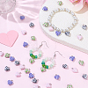 40Pcs 4 Styles Handmade Polymer Clay Charms CLAY-SC0002-91A-4