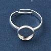 Adjustable Brass Pad Ring Setting KK-K414-08S-2