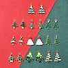 20Pcs 10 Styles Christmas Alloy Enamel Pendants FIND-FS0002-64-7