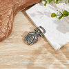 1Pc Tibetan Style Wolf Shaped Brass Shackle Clasps FIND-CY0002-14B-4