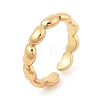 Brass Open Cuff Rings for Women RJEW-U032-04P-4