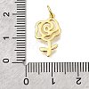 Valentine's Day 925 Sterling Silver Rose Pendants STER-G046-01G-3