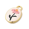 Printed Brass Pendants KK-K274-07G-3