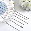 24Pcs 304 Stainless Steel Ball Chain Necklace Making NJEW-BBC0001-10C-4