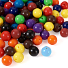 100Pcs 10 Colors Food Grade Eco-Friendly Silicone Beads SIL-TA0001-27-11