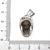 304 Stainless Steel Pendants STAS-K316-01AS-3