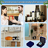 12Pcs Flocking Plastic Badge Storage Boxes CON-FG0001-25-6