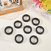 12Pcs Rubber Environmental Protection Two-sided Protective Coil FIND-CN0002-58B-7
