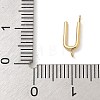 304 Stainless Steel Letter Connector Charms STAS-M108-01G-21-3