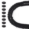 1 Strand Natural Black Onyx(Dyed & Heated) Beads Strands G-TA0002-78-2