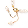 Natural Cultured Freshwater Pearl Beaded Bracelets BJEW-JB05325-01-3