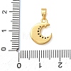 Brass Micro Pave Clear Cubic Zirconia Charms CU-CBA2C2D-10G-3