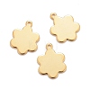 201 Stainless Steel Charms STAS-K217-23G-3