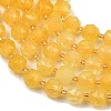 Dyed Imitation Jade Glass Beads Strands GL-Z001-02B-04-3