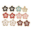 304 Stainless Steel Enamel Stud Earrings SA-CBA0141-02G-4