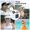 100Pcs 2 Colors EVA Plastic Golf Hat Sweat Liner AJEW-CA0003-01-5