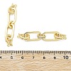 Brass Micro Pave Clear Cubic Zirconia Fold Over Clasps KK-Z080-08G-3