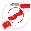 Gorgecraft Polyester Elastic Ribbon EW-GF0001-01B-4
