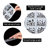 12Pcs 12 Styles PET Plastic Hollow Out Drawing Painting Stencils Templates DIY-WH0485-001-3