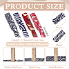 10M 4 Colors Printed Cotton Ribbon OCOR-FG0003-32-2