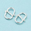 925 Sterling Silver S-Hook Clasps STER-K175-05S-3