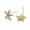 Brass Micro Pave Cubic Zirconia Stud Earring Findings KK-F795-08G-2