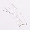 925 Sterling Silver Flat Head Pins STER-K017-25mm-S-1