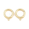 Brass Spring Gate Rings KK-P353-16G-1