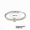 Brass Rhinestone Cup Chains Bracelet for Elegant Women with Subtle Luxury Feel SE6435-6-1