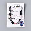 Natural Rhodonite & Eagle Eye & Obsidian Beads Strands G-Q614-01A-02-6