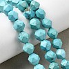 Natural Magnesite Beads Strands G-P598-B01-02-1